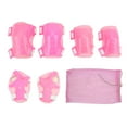 thumbnail image 2 of Genouillères Coudières, Bande Élastique Réglable Équipement de Protection pour Patinage à Roulettes Sports Extérieurs Rose, 2 of 8