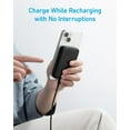 thumbnail image 6 of Anker 321 MagGo Battery (PowerCore Magnetic 5K), 5,000mAh Magnetic Wireless Portable Charger, Compatible with iPhone 15/14/13/12 Series (Black), 6 of 7
