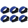 thumbnail image 3 of Fishing Tackle Ties Cable, Friction Resistant Anti Wear Anti Slip Reusable Fishing Rod Belts Ties  For Bait Casting Rods For  Rods For Fly Rods Red,Blue,Black, 3 of 8