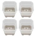thumbnail image 1 of 20Pcs Plastic Nursery Pots, Silicone Thicken Square Seeding Pot Container Reusable Mini Planter Set With Drainage Holes, Transplanting Pots For Garden Yard, 1 of 8