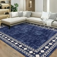 thumbnail image 7 of Luku 9*12ft Runner Rug Washable Long Hallway Rug Runner Modern Bordered Rug Soft Non Slip Floor Cover Accent Carpet Runner for Entryway Kitchen Laundry Room Bathroom, 7 of 7