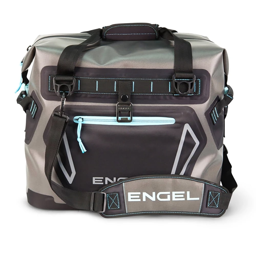 Engel Portable Waterproof SoftSided Cooler Bag with Adjustable Strap, Seafoam