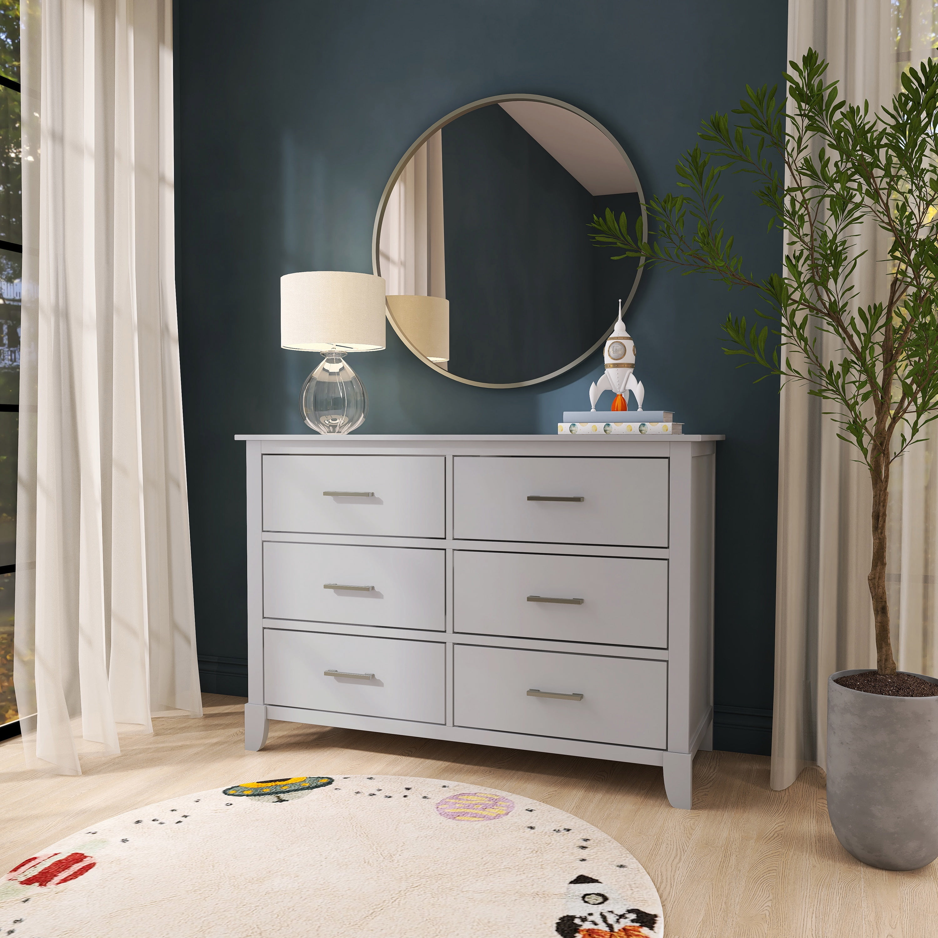 Dream On Me Cleo Dresser, Pebble Gray