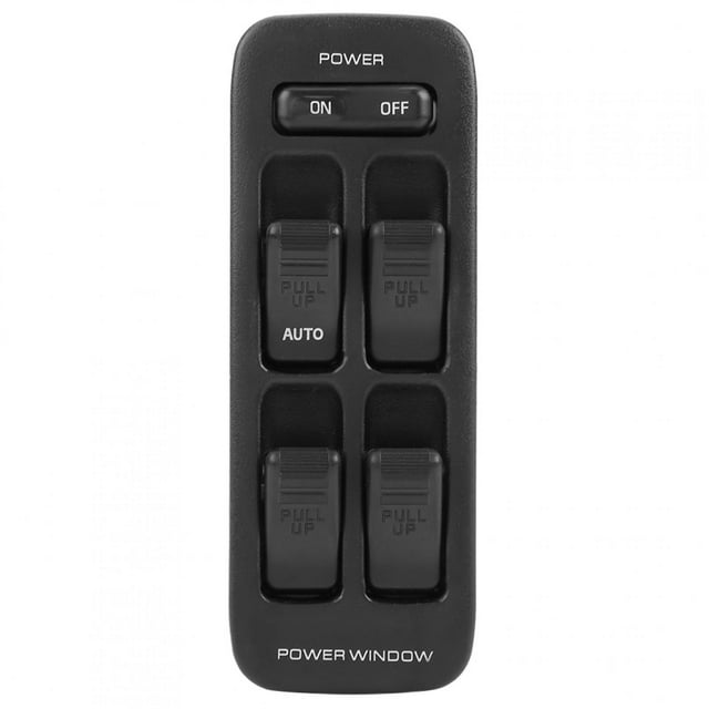 Master Window Switch, Power Window Switches High Sensitivity Wear Resistant Black BS06-66-350B For Car Accessory