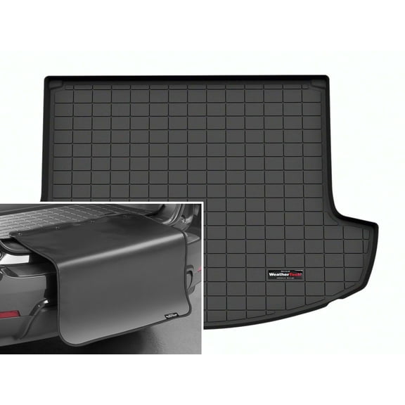 WeatherTech Cargo Trunk Liner with Bumper Protector compatible with 2024-2026 Buick Envista - Behind 2nd Row w/ Bumper Protector, Black