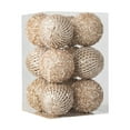 thumbnail image 1 of Bolas de Navidad perfecl 12 piezas decorativas colgantes dorado, 1 of 8