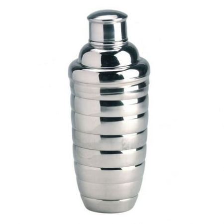 

2 Pcs American Metalcraft BHS109 8 Ounce Stainless Steel Three Piece Beehive Cocktail Shaker Each