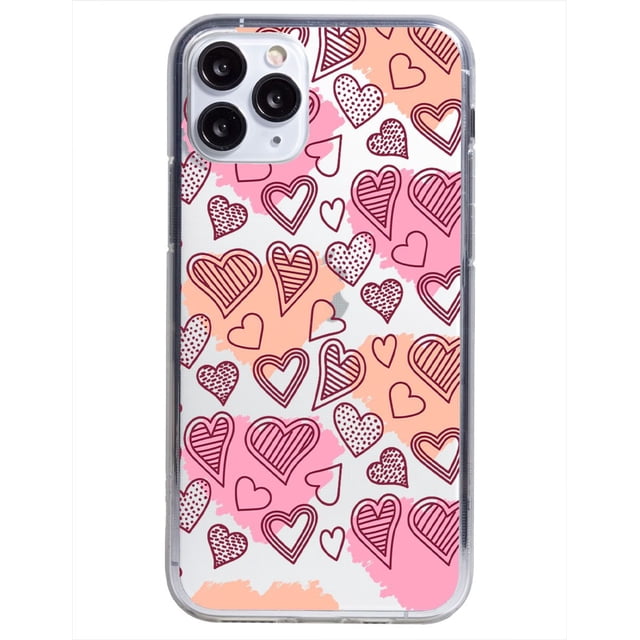 Funda para iPhone 11 Pro InstaCase Corazones con Manchas Uso rudo Protector Antigolpes