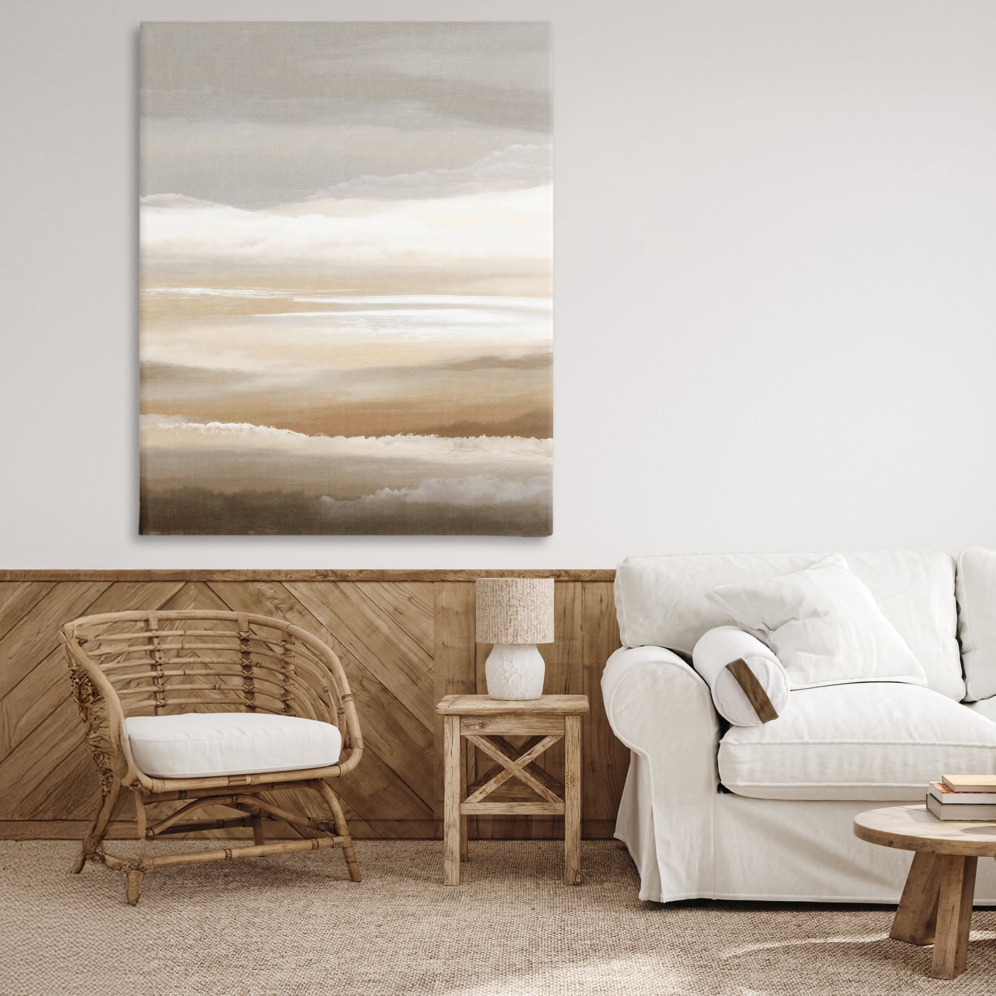Stupell Industries The Horizon Serene Cloud Layers Canvas Wall Art, design by Ink Drop Loft