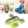thumbnail image 3 of Juguetes para gatos, juguetes masticables, dispensador de golosinas para gatos, gatitos, interactivos con verde, 3 of 8