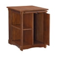 thumbnail image 4 of Powell Mission Oak Cabinet Table, 4 of 16