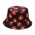 thumbnail image 2 of PureCasa Unisex Bucket Hat Holiday Cute Bucket Hat Beach Outdoor Travel Hiking Beach Caps Sun Hat for Party, 2 of 5
