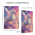 thumbnail image 3 of Balery Colorful Cloud White Horse for Duplex Wall Plates Kit, Electrical Outlet Covers, Standard Size 1-Gang 5.0" x3.0", Electric Receptacle Plug Covers-Style V, 3 of 6