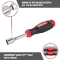 thumbnail image 6 of Hyper Tough 30-Piece Screwdriver Handle and Bit Set in Click Fit Case, 6 of 13