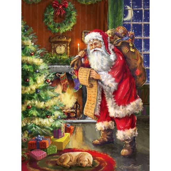 Vermont Christmas Company Santa Claus Jigsaw Puzzle 550 Piece