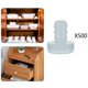 thumbnail image 5 of 500 Uds. Parachoques de Vástago de Goma Tornillos Tapones para Agujeros Almohadils para Muebles Amortiguación de Sonido 5mm No Adhesivo para Cajones perfecl Parachoques de vástago de goma, 5 of 8
