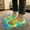 Yellow, variant on Light Up Slippers for Women Men, 2026 New Colorful Sandals, Fun Motion Sensor Slides for Indoor Use(Black,9)