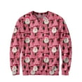 thumbnail image 3 of Wutalume Men's Fashion Christmas Sweater with Holiday Themes, Cozy and Fun for Seasonal Events and Casual Wear,Pink S, 3 of 5