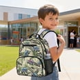 thumbnail image 3 of KUIFORTI Print Tractor Toddler Backpack Boys Kids School Bag with Side Pockets Adjustable Straps Lightweight for Preschool Kindergarten Back to School Essentials Gifts, 3 of 7