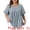 Dark Green, variant on Women's Plus Tops V Neck Flared Sleeve Ditsy Floral Pleated Casual Summer Blouses 1X Dark Green