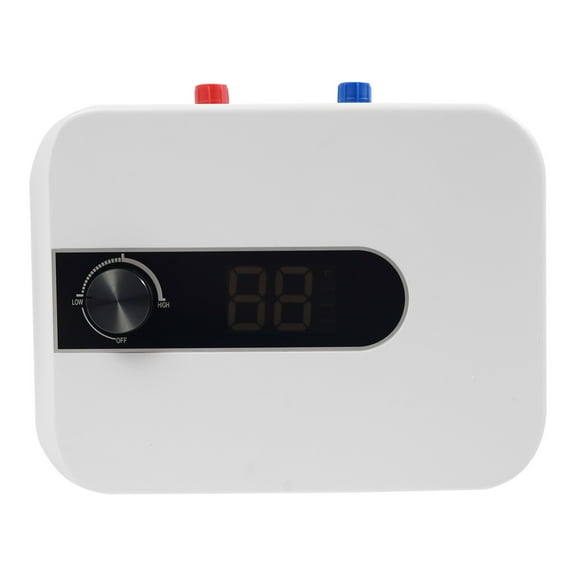 Miumaeov 6L/1.59 Gallon Mini Compact Electric Water Heater Under Sink Vertical Water Heater 1500W 110V