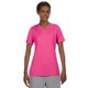 thumbnail image 1 of Camiseta de rendimiento Cool DRI® con FreshIQ para mujer con cuello en V WOW PINK L hanes 483V, 1 of 1