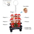 thumbnail image 2 of Adornos colgantes de madera personalizados para Navidad 2024, con 2 a 7 fotografías y nombres, para árbol genealógico, regalos personalizables para Navidad, familia y parejas (6 nombres), 2 of 7