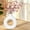 White L, variant on AuroraX Birthday Decorations Indoor Fall Vase , O-Shaped Decorative Flower Vase , Table Indoor Living Room Bathroom Decor