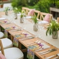 thumbnail image 4 of Beige Happy Easter Cloth Napkins, Spring Easter Eggs Floral Rustic Washable and Reusable Dinner Napkins Set of 4, Table Napkin for Kitchen Party Birthday Wedding Hotel Housewarming 20"x20", 4 of 9