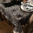 thumbnail image 5 of Fmbmuo Tablecloth Cobweb polyester Decorative Black Room Decor for Dining, Camping, Indoor and Outdoor, 5 of 5