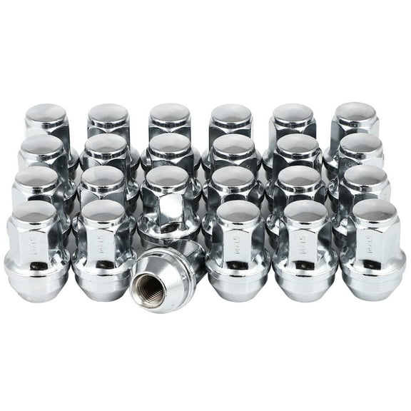 ECCPP Replacement for Wheel Lug Nuts 24pcs M14x1.5 Chrome Lug Nuts 1.8"(45mm) Tall For Chevrolet 92 93 94 95 96 97 98 99 00 01 02 03 04 05 06 07 08 09 10 11 12 13 14 15 16 17 18 19 20 21 22