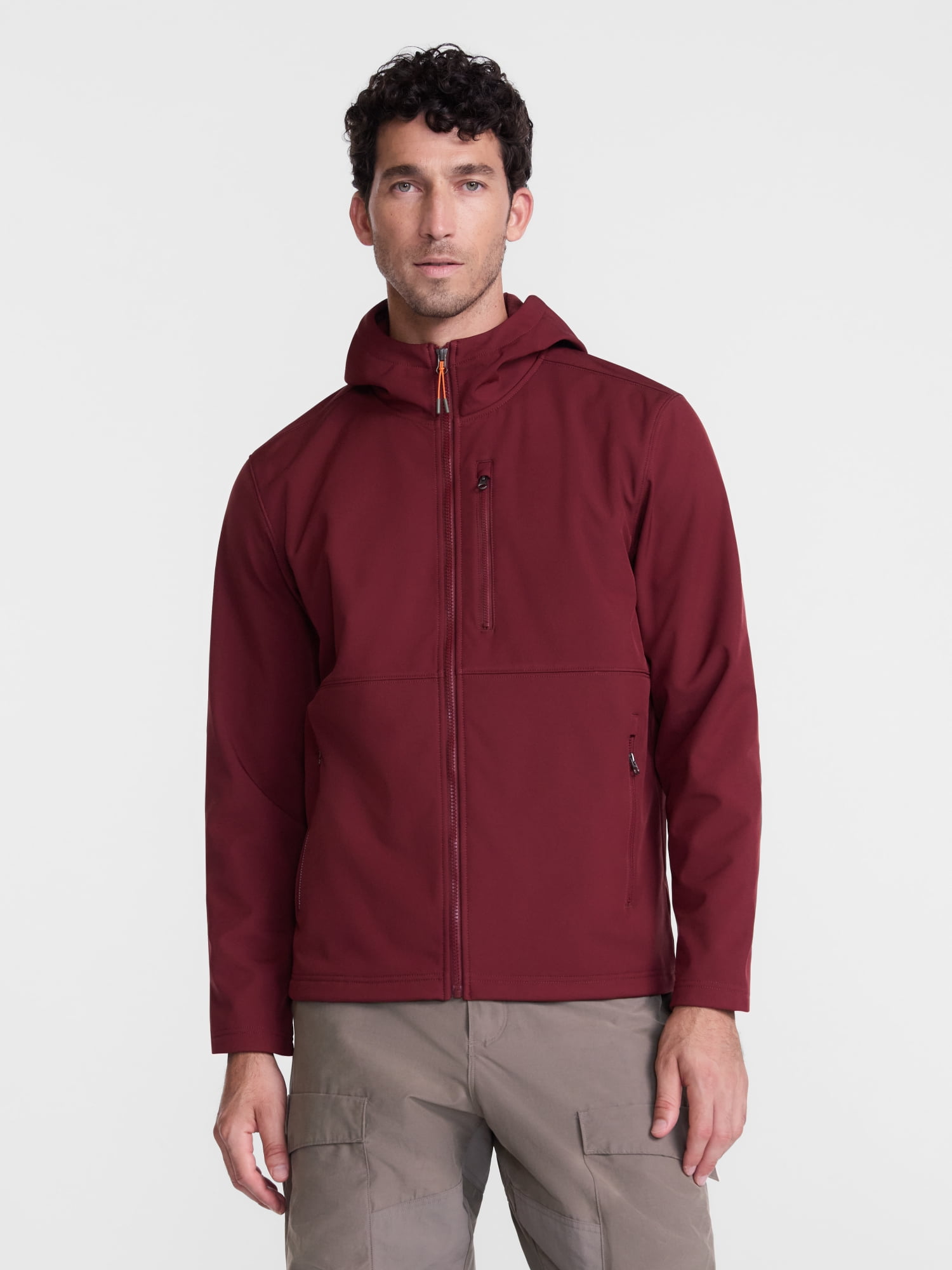 Ozark Trail Men's and Big Men's Softshell Jacket with Hood, Sizes S-3XL