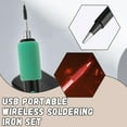 thumbnail image 2 of Cordless Soldering Iron Kit,USB Rechargeable Portable Cordless Soldering Iron, 3 Temperature Adjustment Portable Wireless Soldering Iron for Small Soldering Projects,DIY A9A9, 2 of 8