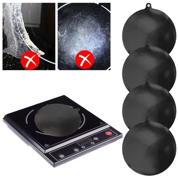 4Pcs Silicone Induction Cooktop Mat Baking Mats For Cooktop Cover Kitchen 9.4"