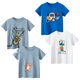 thumbnail image 1 of Camiseta TABNIX Dinosaur Bass para niños, manga corta, 2-7 años, 1 of 7