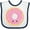 White and Navy, variant on Inktastic Light Pink Donut Boys or Girls Baby Bib