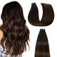 thumbnail image 1 of Extensiones de cabello humano con cinta adhesiva AGMITY Balayage 50 g 20 cm, 1 of 6