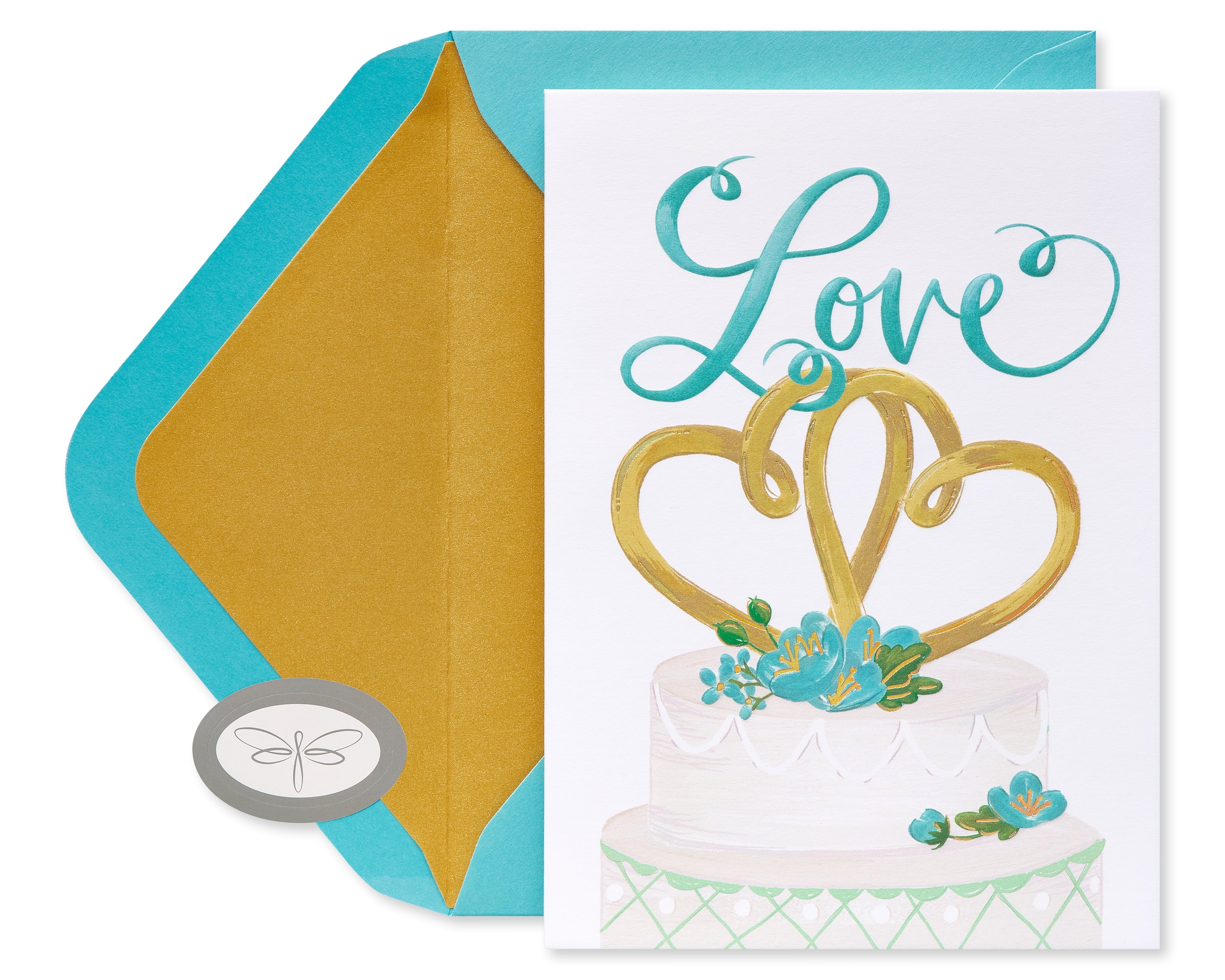Papersong Premium Wedding Card (Happy Wishes)