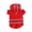 Red, variant on Waterproof Dog Raincoat with Reflective Stripes - Adjustable Hooded Pet Rain Jacket for Small to Medium Dogs, Lightweight High-Visibility Puppy Poncho