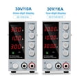 thumbnail image 2 of Adjustable DC Power Supply 30V 10A LED Digital Display Lab Power Supply 60V 5A Voltage Regulator 120V3A For Phone Repair ,Stable Output, 2 of 7