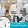 thumbnail image 2 of Luxrite 4" LED Recessed Can Lights, Color Selectable 2700K, 2 of 5