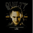 thumbnail image 2 of Men's Marvel Loki Guilty Graphic Tee Black 2X Large, 2 of 5
