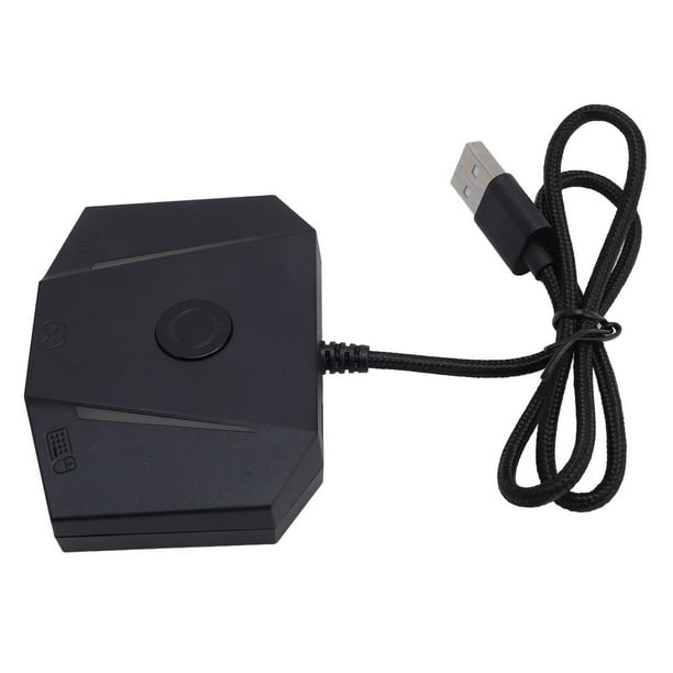 Convertidor De Mouse Y Teclado, Configuración Simple Adaptador De Mouse Y Teclado Control De Aplicación Luz RGB Para Interruptor