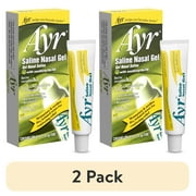 (2 pack) Ayr Saline Nasal Gel with Soothing Aloe, For Dry Noses, 0.5 oz