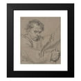 thumbnail image 2 of James Ward 20x22 Black Modern Framed Museum Art Print Titled - The Wood Cutter, 2 of 5
