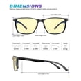 thumbnail image 4 of Anteojos ANYLUV Al-Mg Metal que bloquean la luz azul para hombres/mujeres, 4 of 7