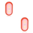 thumbnail image 2 of Eigraketly Mini luces nocturnas portátiles Linternas multicolores Led con pilas con clips Elementos esenciales para el hogar a prueba de agua para el Rojo 2piezas Eigraketly CBP213906, 2 of 6