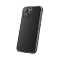 thumbnail image 2 of Clear Hybrid Shockproof Case for Apple iPhone 13 - Sleek Black Grey Carbon Fiber Pattern, 2 of 5