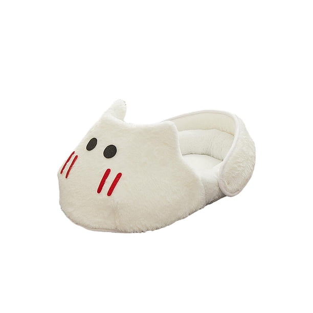Cama tipo zapatilla para gatos, sofá cama para gatos, cama para gatitos, cojín creativo para mascotas, acogedor y cálido para el invierno, suministros S
