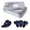 Dark blue, variant on CEORPER 4Pcs Thumb and Finger Picks Guitar Finger Picks Fingertip Hands Sleeves